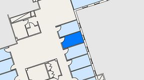 
							Planritning för Codic Coworking Brunnsparken, 1 privata rum, 10 m²