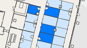 
							Planritning för Convendum Fleminggatan 18, 4 privata rum, 57 m²