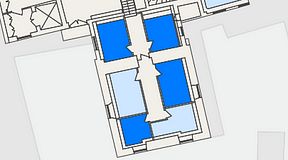 
							Planritning för The Works Ringvägen, 4 privata rum, 50 m²