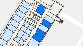 
							Planritning för Convendum Sundbyberg, 4 privata rum, 70 m²