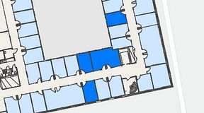 
							Planritning för Regus Gustav III:s Boulevard 34, 4 privata rum, 55 m²