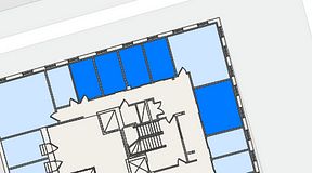 
							Planritning för Regus Östra Hamngatan, 5 privata rum, 60 m²