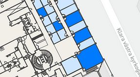 
							Planritning för Convendum Vasagatan 16, 5 privata rum, 119 m²