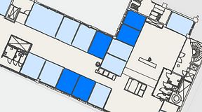 
							Planritning för Convendum Gävlegatan 16, 5 privata rum, 71 m²