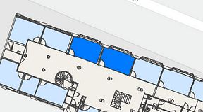 
							Planritning för Convendum Biblioteksgatan 29, 2 privata rum, 32 m²