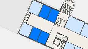 
							Planritning för Convendum Gävlegatan 16, 4 privata rum, 68 m²
