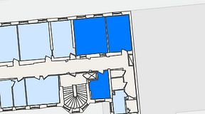 
							Planritning för KG10 Kungsgatan 8, 3 privata rum, 55 m²