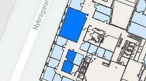 
							Planritning för Regus Östermalmstorg, 3 privata rum, 75 m²