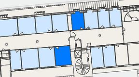 
							Planritning för Convendum Kungsgatan 9, 2 privata rum, 20 m²