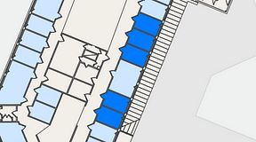 
							Planritning för FASTOFFICE Johanneslundsvägen 12, 5 privata rum, 40 m²