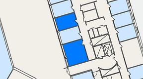 
							Planritning för Easy Office Spånga, 2 privata rum, 35 m²