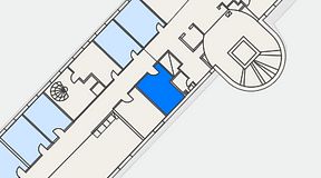 
							Planritning för Dockside Office & Coworking, 1 privata rum, 13 m²