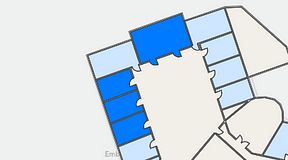 
							Planritning för Quality Office Nacka, 4 privata rum, 55 m²