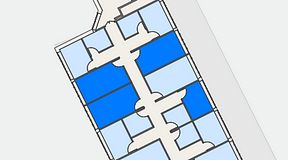 
							Planritning för Regus Rotsunda, 4 privata rum, 54 m²