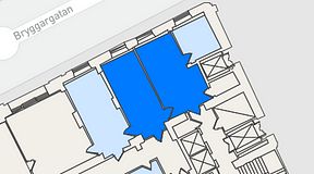 
							Planritning för 7A Posthuset, Vasagatan 28, 2 privata rum, 67 m²