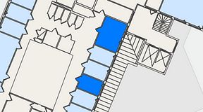 
							Planritning för FASTOFFICE Johanneslundsvägen 12, 2 privata rum, 25 m²