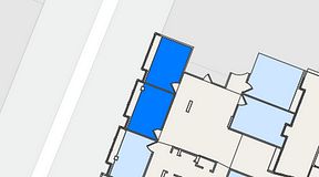 
							Planritning för Convendum Brahegatan, 2 privata rum, 35 m²