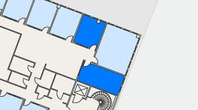 Planritning för Regus Marieholm, 2 privata rum, 32 m²