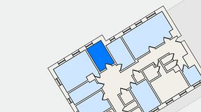 
							Planritning för Växthuset Föreningsgatan, 1 privata rum, 10 m²