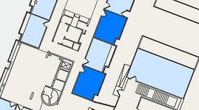 
							Planritning för Convendum Brahegatan, 2 privata rum, 36 m²