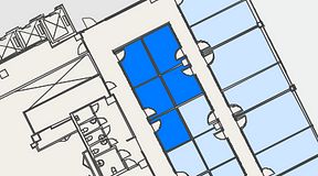 
							Planritning för Convendum Vasagatan 16, 5 privata rum, 49 m²