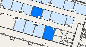 
							Planritning för Spaces Umami Park Sundbyberg, 2 privata rum, 32 m²