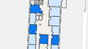 
							Planritning för Regus Triangeln Station, 4 privata rum, 49 m²