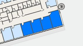 
							Planritning för Regus Spånga, 4 privata rum, 65 m²