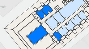 
							Planritning för Spaces Gamla Stan, 4 privata rum, 68 m²