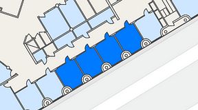 
							Planritning för Växthuset Fredriksbergsgatan, 4 privata rum, 60 m²