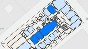 
							Planritning för Spaces Gamla Stan, 4 privata rum, 106 m²