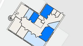 
							Planritning för FirstOffice Måttbandsvägen 12, 3 privata rum, 39 m²