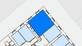 
							Planritning för Spaces Gamla Stan, 1 privata rum, 43 m²
