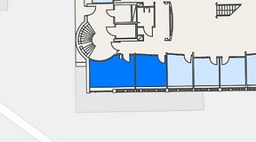 
							Planritning för Regus Täby, 2 privata rum, 29 m²