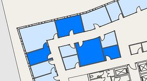 
							Planritning för Mindpark Mölndal, 4 privata rum, 63 m²