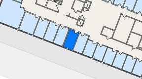
							Planritning för FirstOffice Kungsängsvägen 27, 1 privata rum, 11 m²