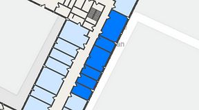 
							Planritning för Quick Office Älvsjö, 4 privata rum, 84 m²