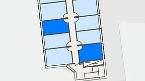 
							Planritning för Regus Rotsunda, 2 privata rum, 33 m²