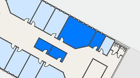 
							Planritning för Växthuset Stensjögatan, 4 privata rum, 63 m²