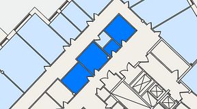 Planritning för United Spaces Lindholmen, 4 privata rum, 48 m²