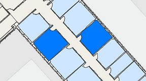 
							Planritning för Regus Svetsarvägen 15, 2 privata rum, 43 m²