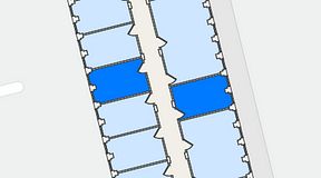 Planritning för Quick Office Telefonplan, 2 privata rum, 32 m²