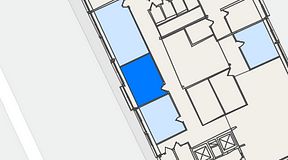 Planritning för Fabriken Textilgatan 33, 1 privata rum, 25 m²