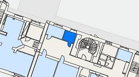 Planritning för United Spaces Torsgatan 26, 1 privata rum, 9 m²