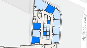 
							Planritning för Mindpark Hyllie Eden, 5 privata rum, 63 m²