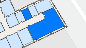 
							Planritning för United Spaces Waterfront Klarabergsviadukten, 2 privata rum, 89 m²