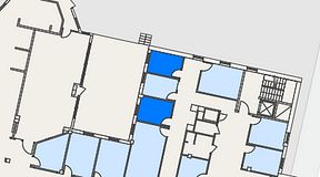 
							Planritning för Regus Jönköping, 2 privata rum, 15 m²