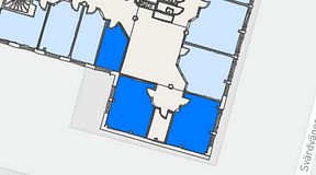 
							Planritning för Quick Office Danderyd, 3 privata rum, 50 m²