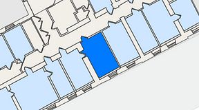 Planritning för 7A Posthuset, Vasagatan 28, 1 privata rum, 25 m²
