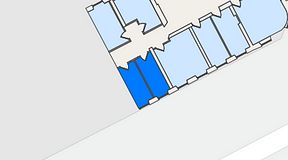 
							Planritning för Convendum Spårvagnshallarna, 2 privata rum, 24 m²